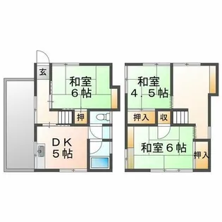 兵庫県神戸市垂水区千鳥が丘3丁目【一戸建】の間取り