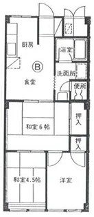 野里駅前ビル【1号室】の間取り