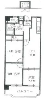 メゾン今在家【2階】の間取り
