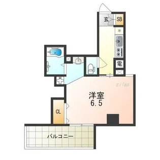 大阪府大阪市淀川区十三元今里1丁目【マンション】の間取り