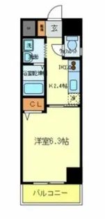 パウゼ大手前【11階】の間取り
