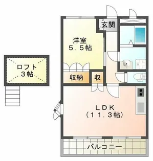 Elise【2階】の間取り