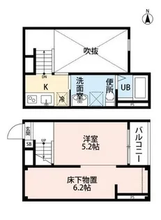 クラリエール二瀬町【1階】の間取り