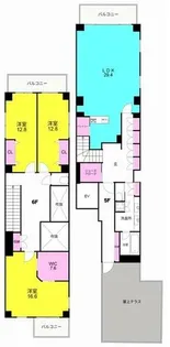 WING.B.L.D【501号室】の間取り