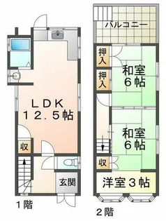 兵庫県神戸市垂水区多聞台2丁目【一戸建】の間取り