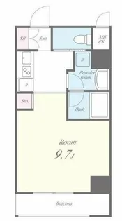 城北テラス【5階】の間取り