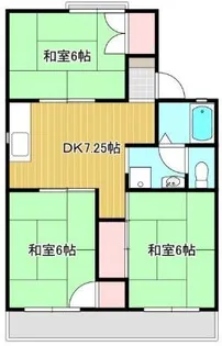ハイツ・ラポール【B-201号室】の間取り