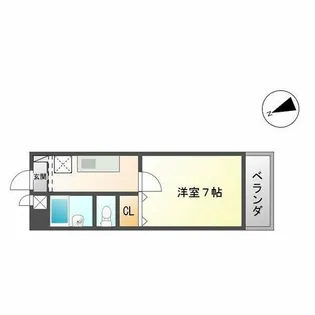 コーラル五色山【6階】の間取り