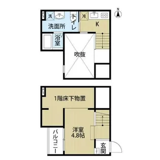 ange(アンジュ)【1階】の間取り