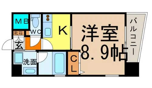 ル・シャンパーニュ【7階】の間取り