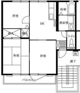 ローゼンハイム【101号室】の間取り