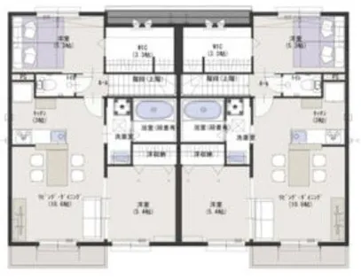 グランボナールB棟【2階】の間取り