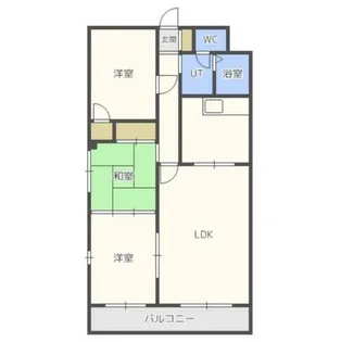 北海道札幌市東区東苗穂十条2丁目【マンション】の間取り