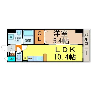マイアトリア栄【11階】の間取り