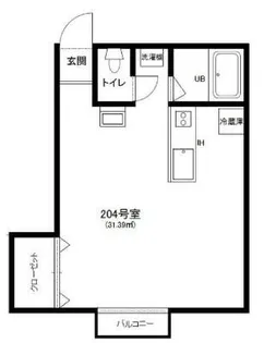 エトランスYoshika【204号室】の間取り