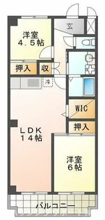 メゾン・ド・モンテアン【2階】の間取り