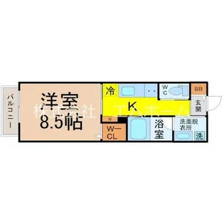 愛知県名古屋市中川区昭和橋通5丁目【マンション】の間取り