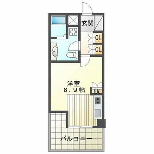 ソフィットクラブ【7階】の間取り