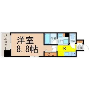 愛知県名古屋市中区上前津2丁目【マンション】の間取り