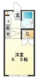 メゾン上手野【202号室】の間取り