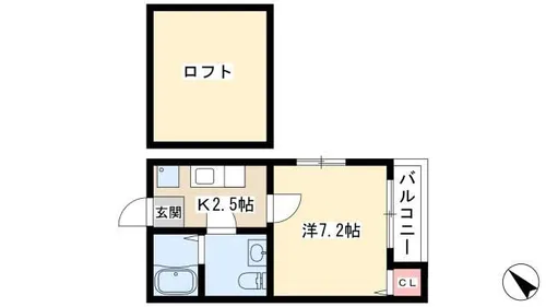 ルーエ 1番館【2階】の間取り