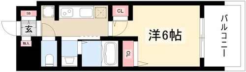 エステムコート名古屋セントリア【15階】の間取り