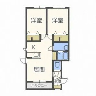 第2エクセレンス【1階】の間取り
