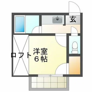 ブランシェ池上【1階】の間取り