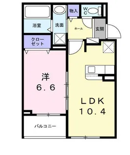サンロイヤル1【201号室】の間取り
