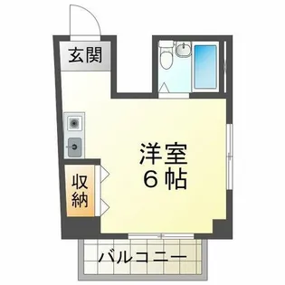 ヒラパレス【3階】の間取り