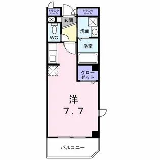 コンフォート宝塚【201号室】の間取り