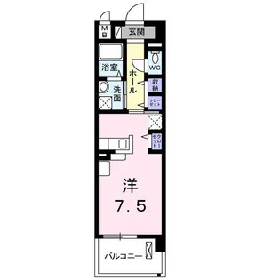 ベクエムハウゼ【406号室】の間取り
