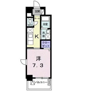 T’s CUBE ZERO【305号室】の間取り