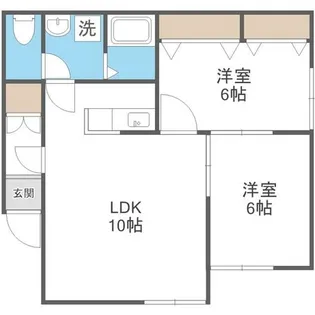ラ・ファーレ392【1階】の間取り