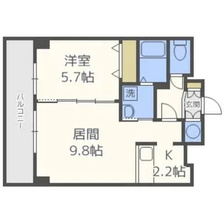 ヴェール元町【5階】の間取り