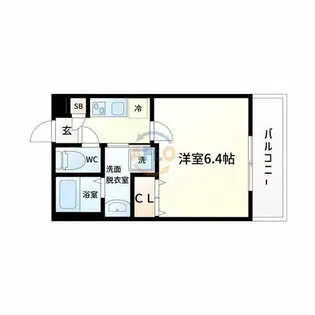 ALEGRIA MOMODANI【2階】の間取り