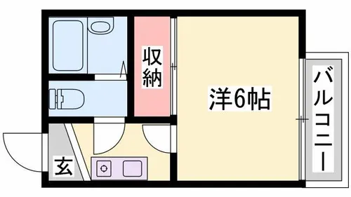 ヒューマンハイツⅠ【113号室】の間取り