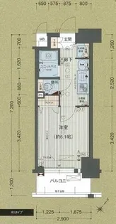 プレサンス神戸プレシャス【0202号室】の間取り