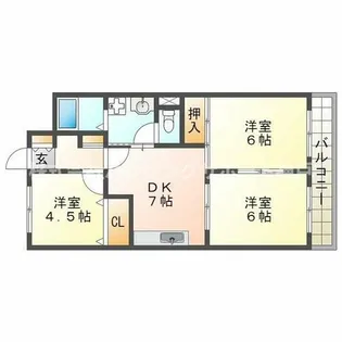 ビアンコ・ディ・モーラ【4階】の間取り