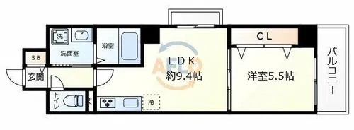 メゾン大淀【3階】の間取り