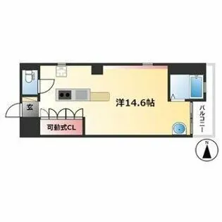 ジラールペルゴ【3階】の間取り