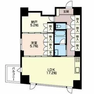 エスティメゾン葵【6階】の間取り