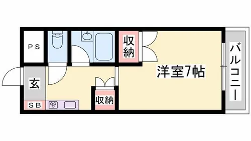 ラ・ポール【302号室】の間取り