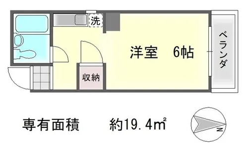 グランハイム下鴨【2階】の間取り