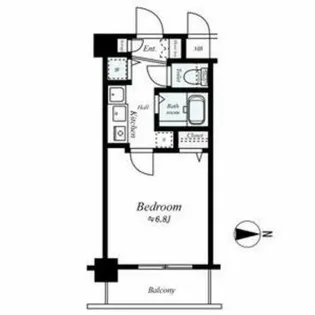 スワンズ京都大将軍【2階】の間取り