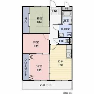 Limpia 八千代【3階】の間取り
