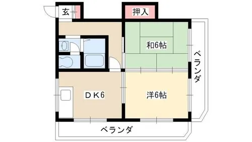 サントピア向島【3階】の間取り