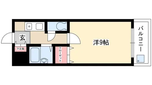 グレースフルヒルズ【105号室】の間取り