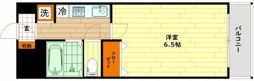 大阪府大阪市北区大淀北1丁目【マンション】の間取り