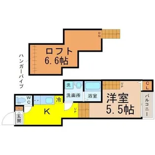 Solatio鳥羽見【1階】の間取り